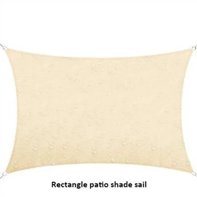 Pravokotno patio senčno jadro