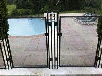 Začasna varnostna vrata za bazen